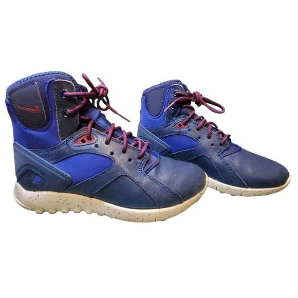 NIKE WOMENS KOTH MID , SIZE 6 WOMENS, DEEP ROYAL BLUE/DEEP GRANITE,NAVY. NO BOX - Picture 2 of 12